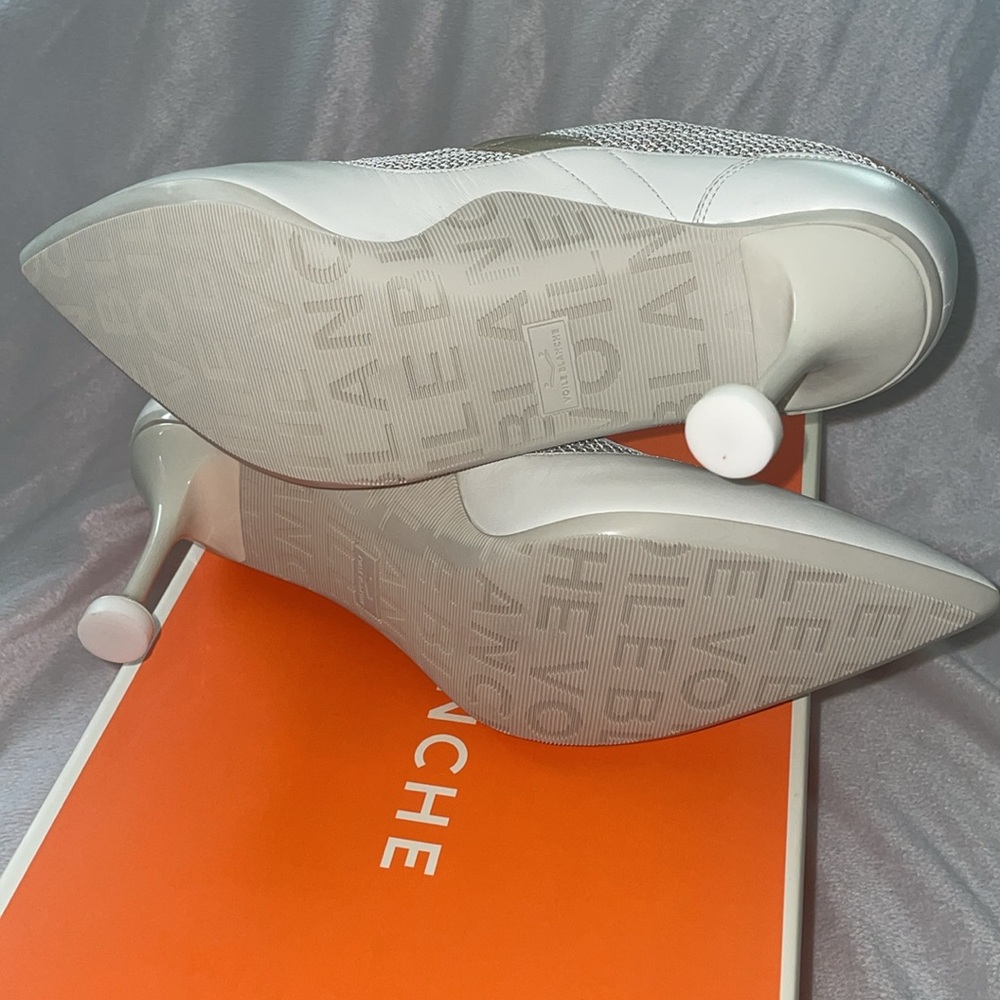 NWT VOILE BLANCHE COSMO SPORT Sneakers With Heel in White-Platinum - Picture 14 of 16
